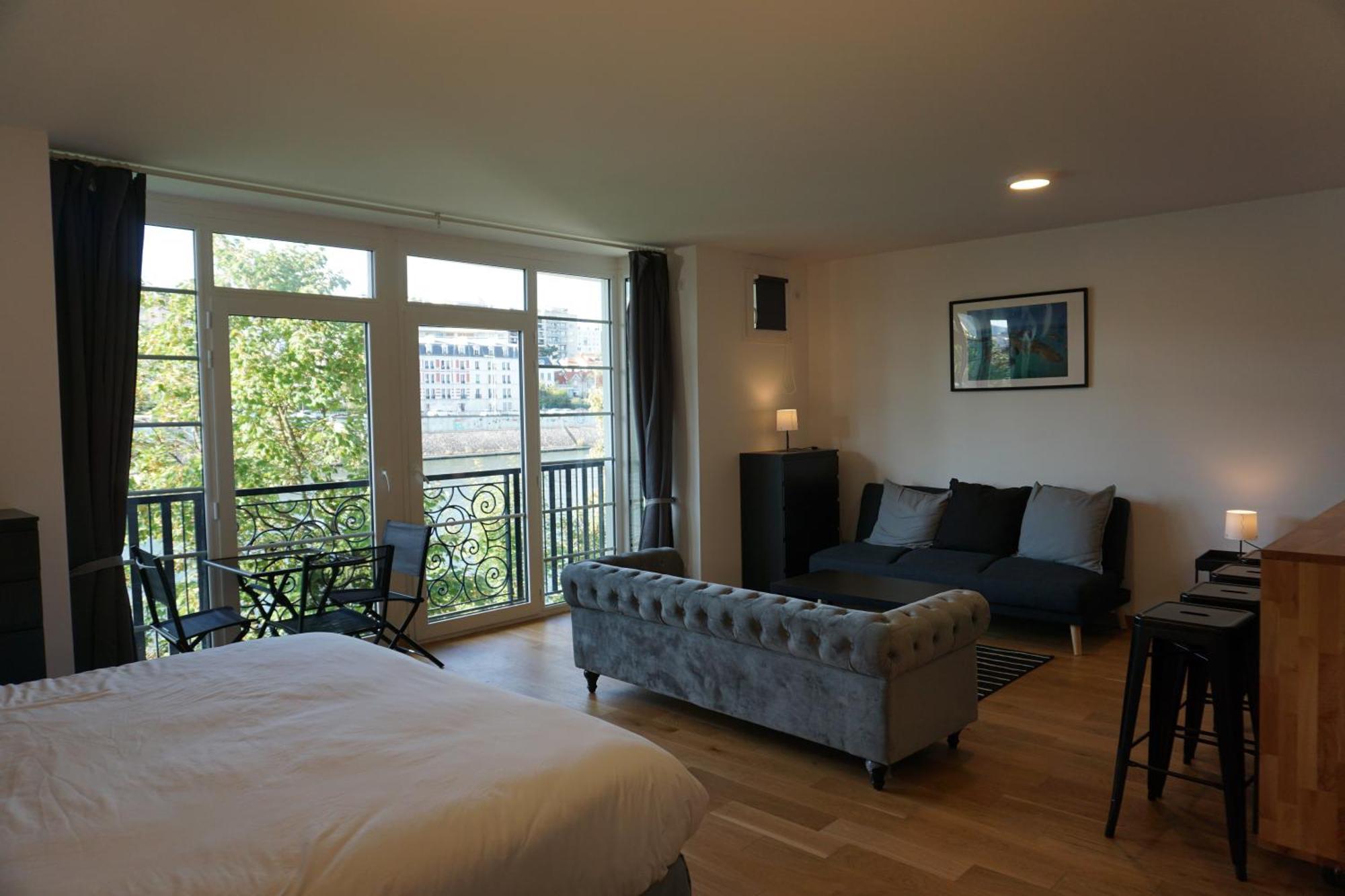 Residences Grande Jatte, Bord De Seine, Suites 52M2 A 97M2, Hopital Americain A 600M Нёйи-сюр-Сен Экстерьер фото